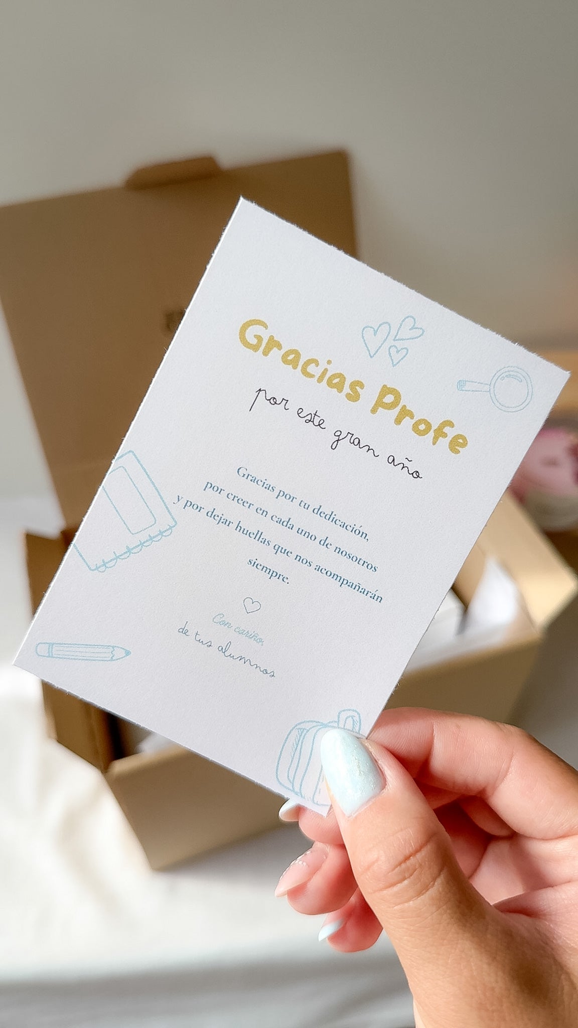 Cajita "Gracias, Profe"