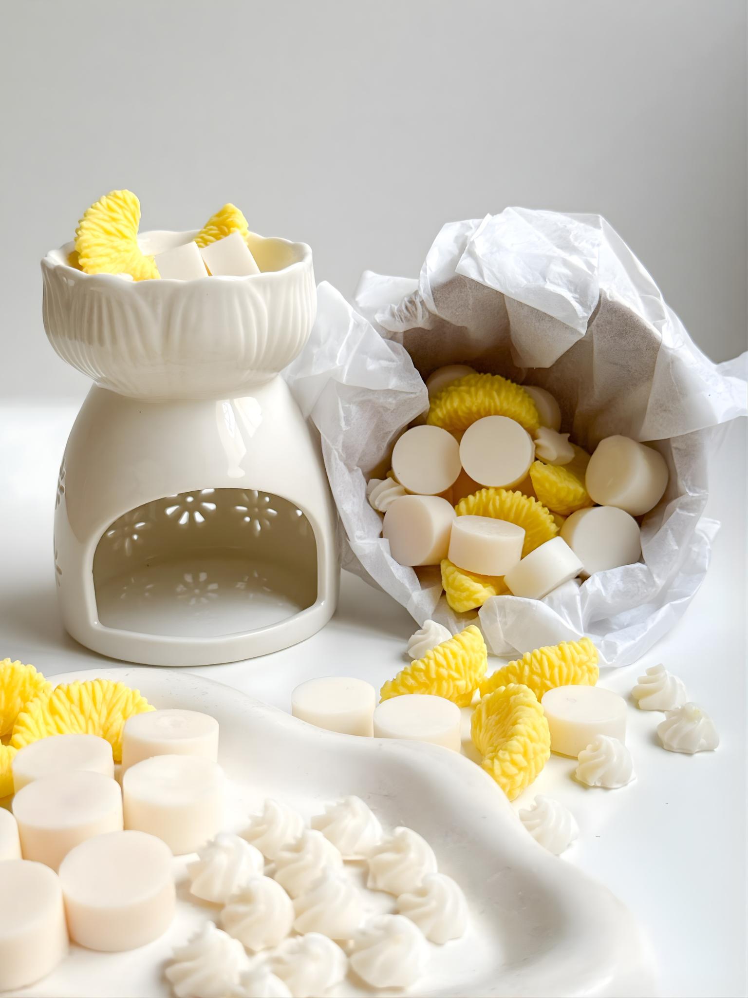 Wax Melts Mousse de Limón
