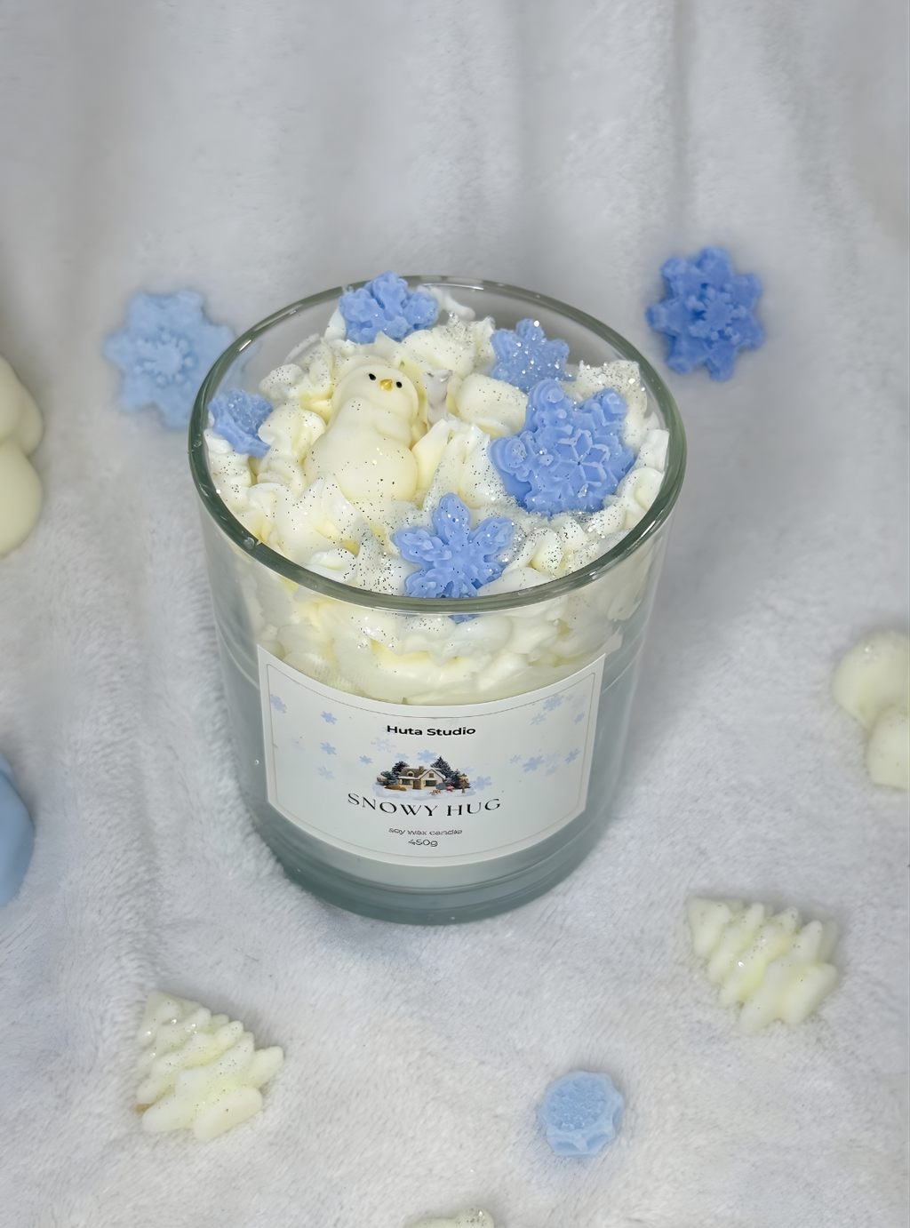Vela Snowy Hug - Eucalipto & Vainilla