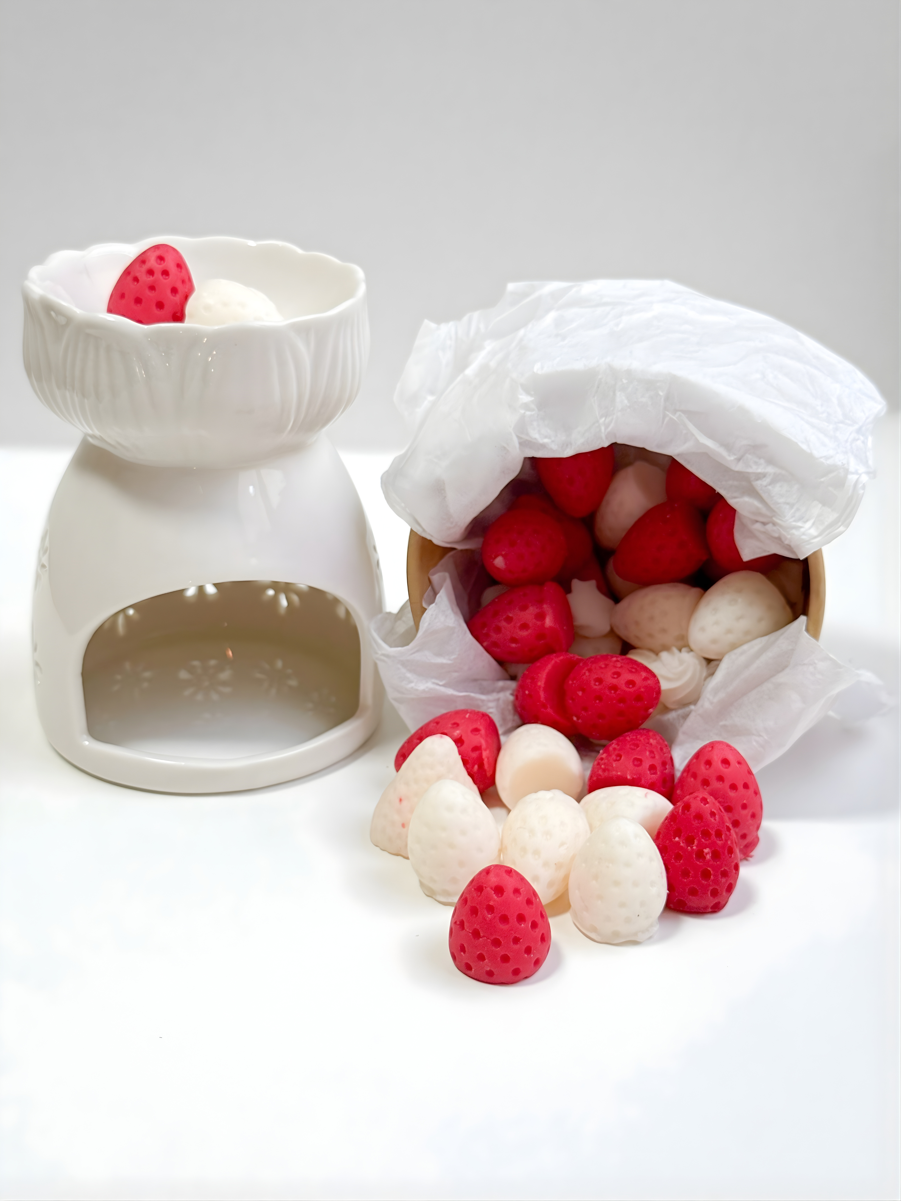 Wax Melt Fresas con Nata