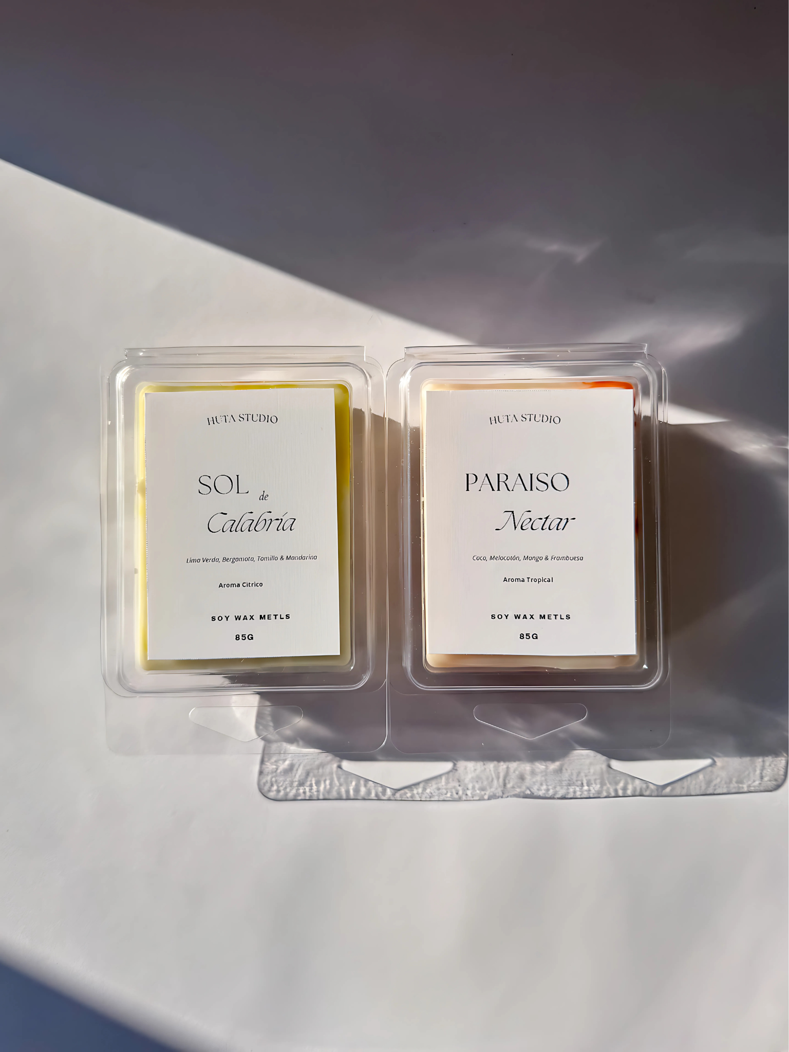 Pack Dúo Wax Melts – Tropical + Cítrico